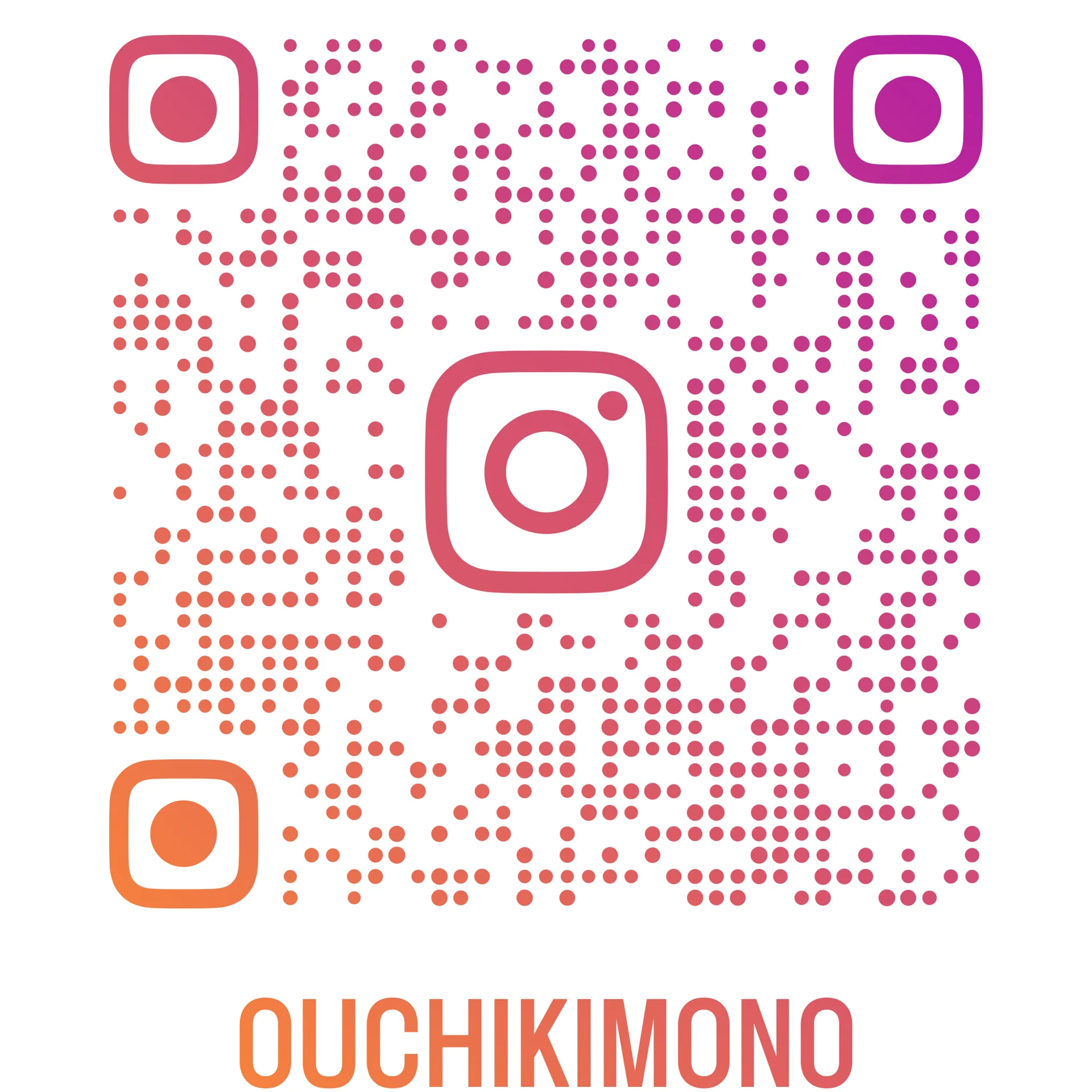 着付けのInstagramのQRコード